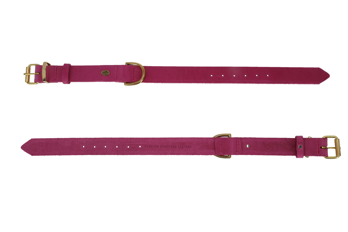Classic Premium European Leather Dog Collar