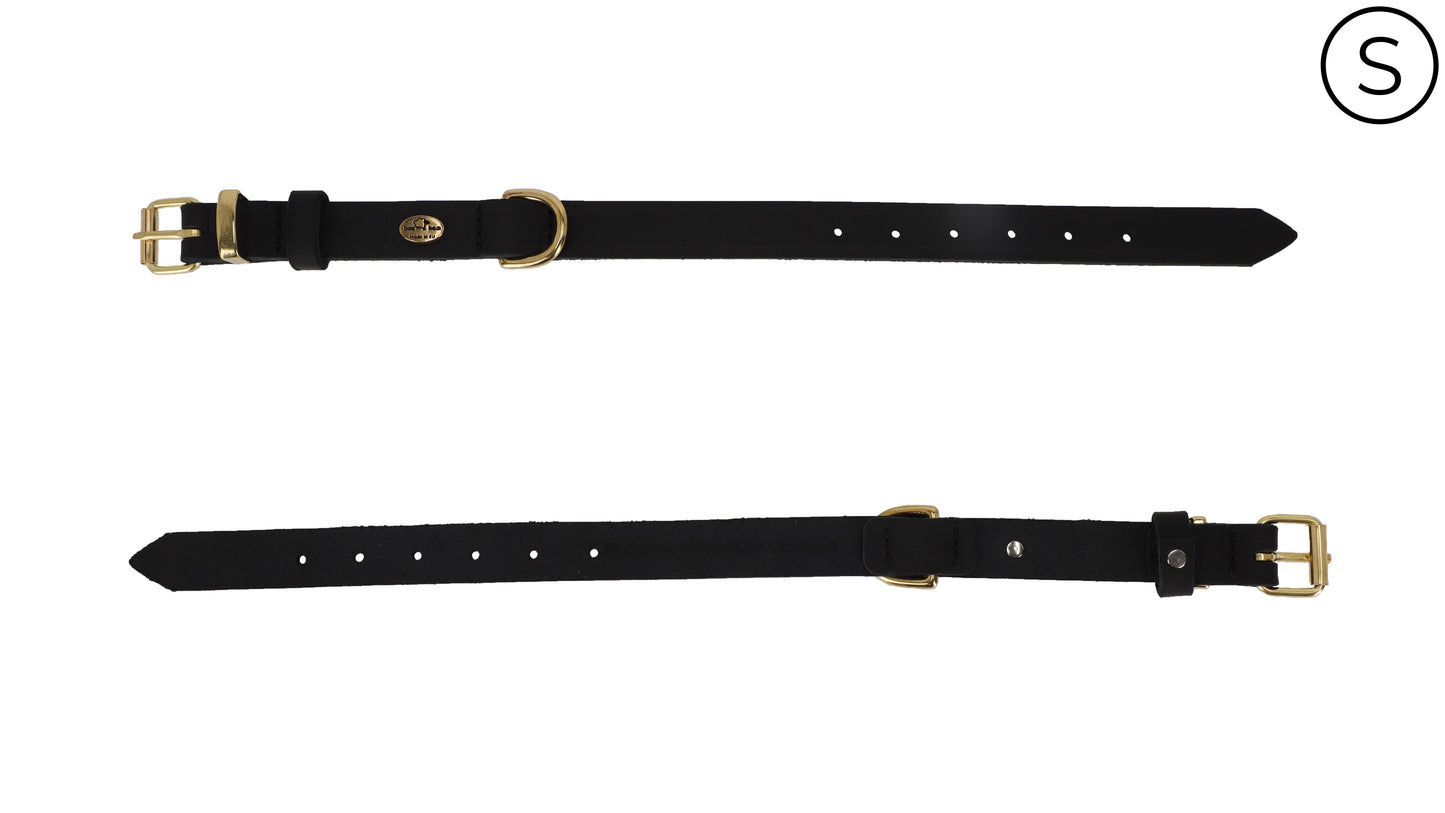 Classic Premium European Leather Dog Collar