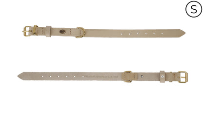 Classic Leather Dog Collar & Lead Set