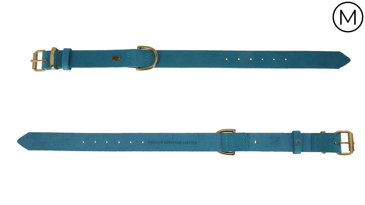Classic Premium European Leather Dog Collar