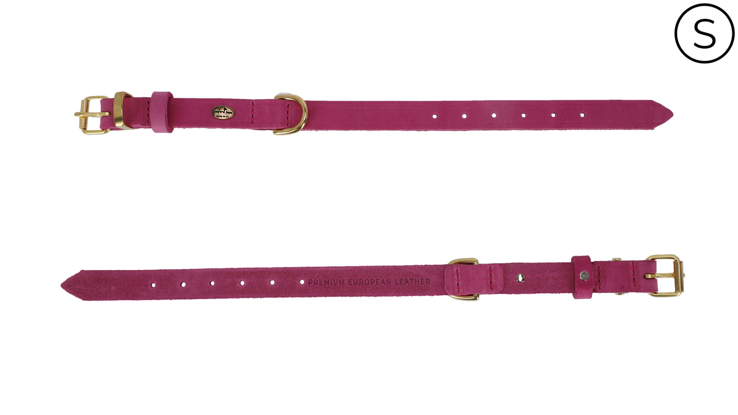 Classic Premium European Leather Dog Collar